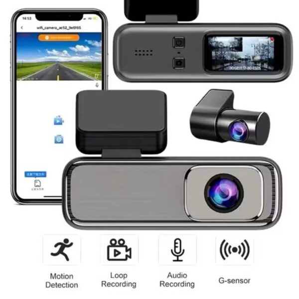 Sonic داش كام Q6 4K أمامية وخلفية